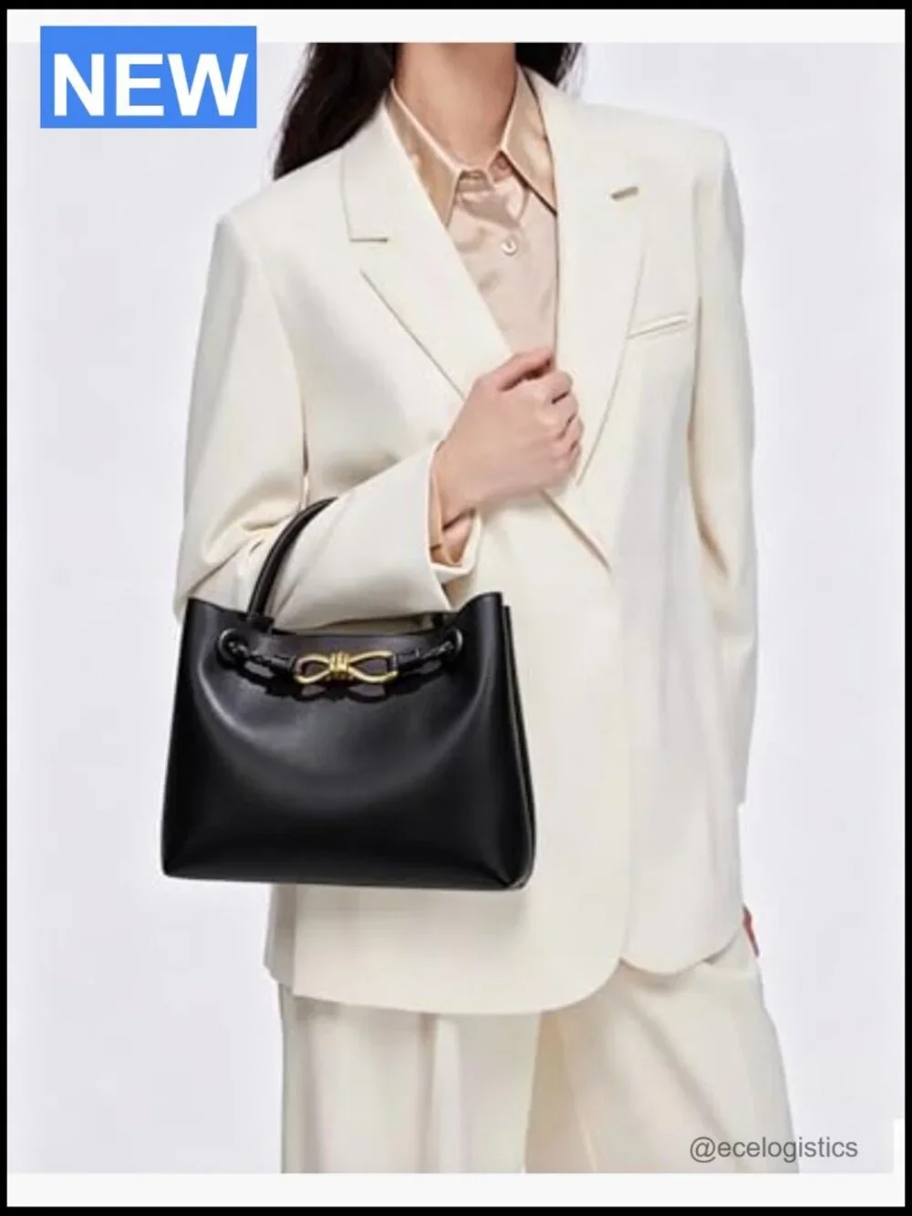 Woven Tote Bag Leather Shoulder Handbag Top Handle Purses